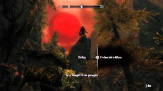 Skyrim  How to get the Saviors Hide Ring of Hircine Daedric Artifact 910 [upl. by Anilasor716]