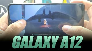 Samsung Galaxy A12 no Sky Filhos da Luz  Mediatek Helio P35  4GB RAM [upl. by Eirelav576]