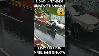 Motor ninakaw ng Riding in tandem youtubeshorts shorts short news crime rider vlog [upl. by Birmingham]