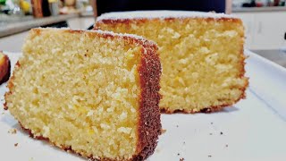 Super Moist and Fluffy Lemon Pound Cake  Easy Recipe [upl. by Yurt]