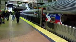 SEPTA Silverliner II Train With 260 and 9008 Departing Market Easti [upl. by Rodrigo]