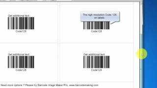 Code 128 barcode generator [upl. by Zinn]