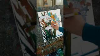 Oil Painting Impressionism Tutorial  Flowers by Artist Jose Trujillo [upl. by Meilen]