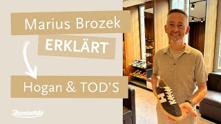 🎬 Marius Brozek erklärt Besonderheiten bei Sneakern der Marken Hogan amp TODS 👟 [upl. by Ammadas67]