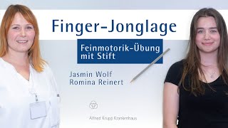 Ergotherapie für Zuhause FingerJonglage stärkt Feinmotorik [upl. by Xila]