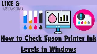 How to Check Epson Printer Ink Levels in Windows [upl. by Anidan817]