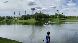 Heute im Olympiapark München bei 30 Grad [upl. by Ybloc969]