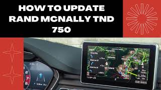 how to update rand mcnally tnd 750  rand mcnally tnd 750 update [upl. by Petromilli774]