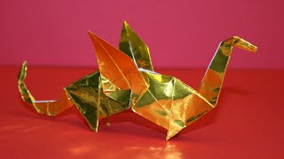 Origami  Dragon Senbazuru [upl. by Attehcram987]