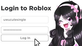 I HACKED UWUCUTESINGLE ROBLOX ACCOUNT 💀 [upl. by Irroc]