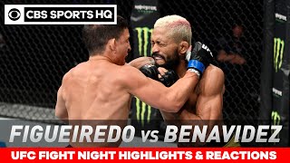 UFC Fight Night Highlights Figueiredo dominates Benavidez to win flyweight title  CBS Sports HQ [upl. by Amat]