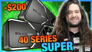 NVIDIA RTX 4080 Super 4070 Ti Super amp 4070 Super Official Specs Price amp Release Dates [upl. by Ahterahs488]