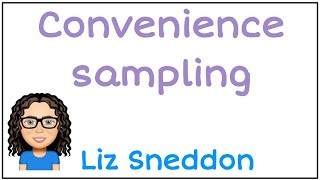 convenience sampling [upl. by Lzeil]