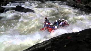 Upper Gauley River  Pillow Rock  Class VI  West Virginia Whitewater Rafting [upl. by Netsyrk]