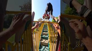 bella ciao playground parkour climbing pov [upl. by Aubry]