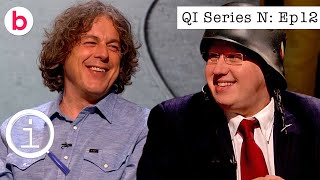 QI Series N Episode 12 FULL EPISODE  With Cariad Lloyd Matt Lucas amp Jerry Springer [upl. by Lopes]