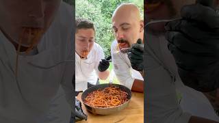 PASTA AL SUGO SVELTO 🍝 shorts [upl. by Strohl]