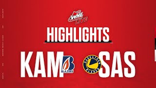 Kamloops Blazers at Saskatoon Blades 1213  WHL Highlights 202324 [upl. by Jevon]