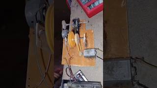 flywheel energy generator sceinceproject dc motor experiment [upl. by Odlauso]