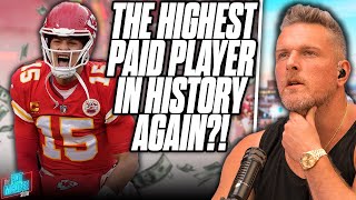 Patrick Mahomes Is Once Again The Highest Paid Player In NFL History 2106 Million Until 2026 [upl. by Egres]