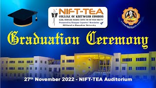 NIFTTEA College of Knitwear Fashion  Graduation Ceremony [upl. by Lilla]