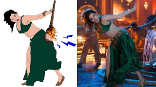 Aaj Ki Raat Full Video Song  Stree 2 Song  Tamannaah Bhatia  Drawing meme  Funny video  2d [upl. by Hait139]