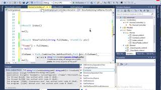 uploading Images ASP NET CORE MVC [upl. by Haorbed]