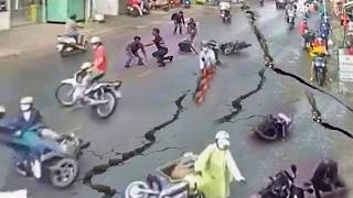 Powerful earthquake in Davao and chinese provinces [upl. by Lahcim280]