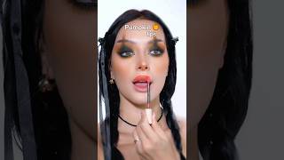 Pumkin lips for Halloween🎃makeuptutorial molchanovamua [upl. by Hilda]