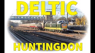 Class 55 Deltic Royal Scots Grey  Huntingdon 23 Nov 23 [upl. by Helsa171]