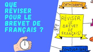 BREVET de FRANÇAIS  le programme de révisions pour 2024 [upl. by Arabella]