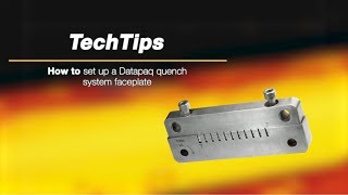 Datapaq How to set up a quench system faceplate [upl. by Esinnej]