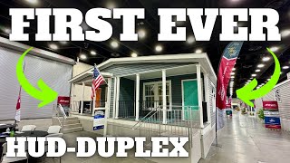 WOW the FIRST nationally available HUDApproved manufactured DUPLEX home [upl. by Ros]