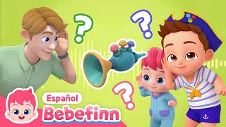 Atención ¿Qué Escuchan🔊  EP78  Adivinemos los Sonidos  Bebefinn Canciones Infantiles [upl. by Enihpesoj403]