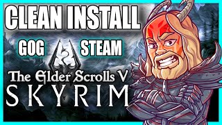 How to Clean Install Skyrim Anniversary Edition Mods 2024 [upl. by Oijile]