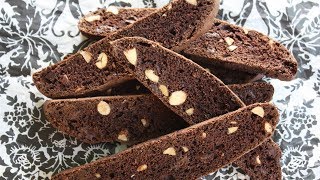 Dark Chocolate Almond Biscotti [upl. by Ycram]