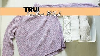 Trui vouwen TUTORIAL  Marie Kondo  KonMari methode [upl. by Lyndsie]