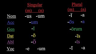 The Second Declension in Latin Made Simple [upl. by Aliab]