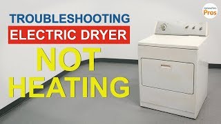 Electric Dryer Not Heating  TOP 5 Reasons amp Fixes  Whirlpool Kenmore and more [upl. by Merla]