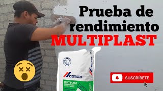 CEMEX MULTIPLAST CUÁNTO RINDE [upl. by Idahs]