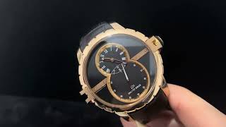 雖然大隻但冇違和感，絕無僅有的運動款雅克得羅18k RG jaquet droz grande seconde [upl. by Niloc]