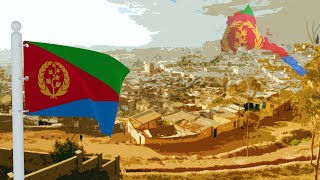 Eritrea Flag Animation  National Anthem  2024 [upl. by Aihseuqal]