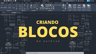 Criando Blocos no AutoCAD [upl. by Nicky]