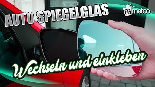 VW Golf 5 GTI Autospiegelglas wechseln und kleben  Hosch Industrieklebstoff Sekundenkleber [upl. by Naesar]