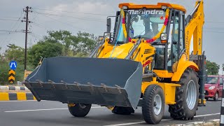 New Mahindra Backhoe Loader Delivery First time working performance on field  New Jcb [upl. by Eleonore602]