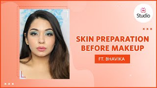 How To Prepare Your Skin Before Makeup Ft Bhavika  Shorts  Myntra [upl. by Willcox]