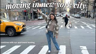 MOVING IN NYC ALONE AT 34 vol 2  continue nyc apartment hunting tour 5 manhattan apartments [upl. by Domela]