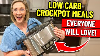 😱 My CarbLoving Family Devoured These LOW CARB CROCKPOT RECIPES [upl. by Hada]