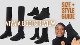 VIVAIA BOOTS REVIEW FOR WINTERFALL 3 PAIRS HOW TO STYLE amp SIZE GUIDE SUSTAINABLE [upl. by Arvind]