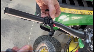 Mountain Bike Front Suspension Remote Lockout Installation [upl. by Garlan]